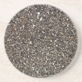 En Grès Dessous de verre d'asphalte (Devant)