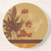 En Grès Dessous de verre d'automne (Devant)