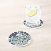 En Grès Dessous de verre de baies congelées (Côté)