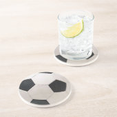 En Grès Dessous de verre de balle de football (Côté)