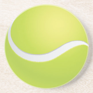 En Grès Dessous de verre de balle de tennis