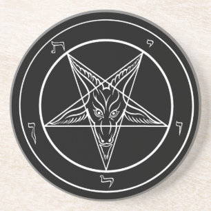 En Grès Dessous de verre de Baphomet