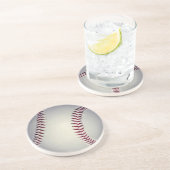 En Grès Dessous de verre de baseball (Côté)