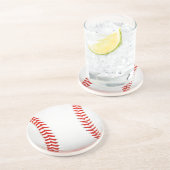 En Grès Dessous de verre de baseball (Côté)