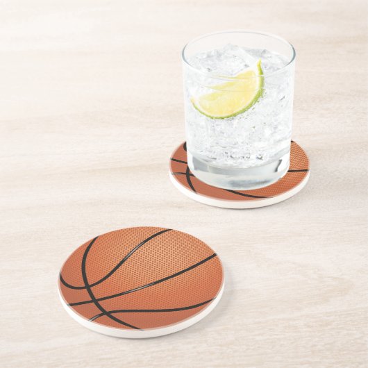En Grès Dessous de verre de basket-ball (Côté)