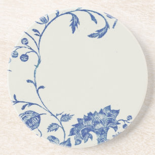 En Grès Dessous de verre de bleu de Delft
