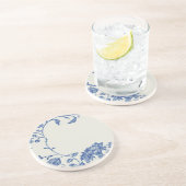 En Grès Dessous de verre de bleu de Delft (Côté)