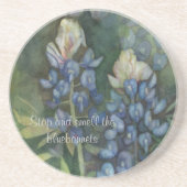 En Grès Dessous de verre de Bluebonnet de Texas (Devant)