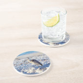 En Grès Dessous de verre de boisson Blue Heron (Côté)