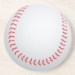 En Grès Dessous de verre de boisson de base-ball