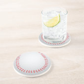 En Grès Dessous de verre de boisson de base-ball (Côté)