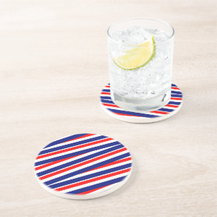 En Grès Dessous de verre de boisson patriotique