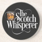 En Grès Dessous de verre de boisson Scotch Whisperer (Devant)