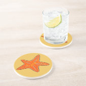 En Grès Dessous de verre de boisson Starfish Sandstone (Côté)