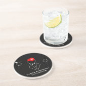 En Grès Dessous de verre de boissons de GSO (Côté)