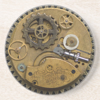 En Grès Dessous de verre de boissons de SteamPunk