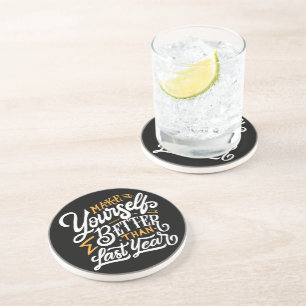 En Grès Dessous de verre de boissons Sandstone