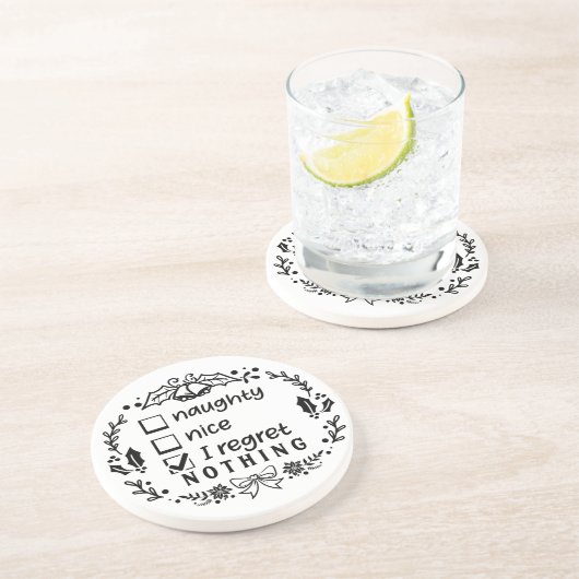 En Grès Dessous de verre de boissons Sandstone (Côté)