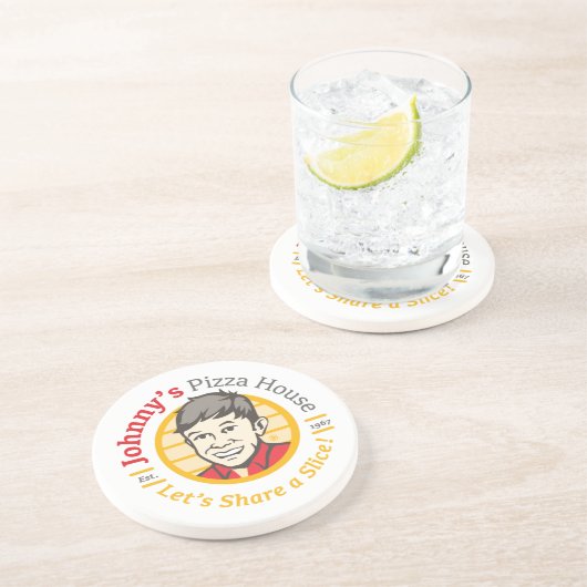 En Grès Dessous de verre de boissons Sandstone (Côté)