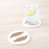 En Grès Dessous de verre de boues (Côté)