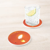 En Grès Dessous de verre de bougie (Côté)