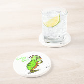 En Grès Dessous de verre de bug mignon (Côté)