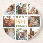 En Grès Dessous de verre de bureau Famille Collage Tendanc (Devant)