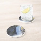 En Grès Dessous de verre de cascade Blue Ridge Mountain (Côté)