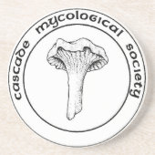 En Grès Dessous de verre de chanterelle (Devant)