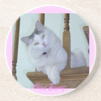 En Grès Dessous de verre de chat de Kitty