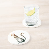 En Grès Dessous de verre de chat de Steampunk (Côté)