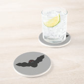 En Grès Dessous de verre de chauves-chauves-vampire déplai (Côté)