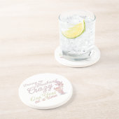 En Grès Dessous de verre de chèvre amusant (Côté)