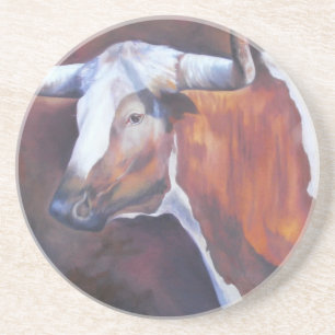 En Grès Dessous de verre de Chisholm Longhorn