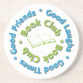En Grès dessous de verre de club de lecture (Devant)