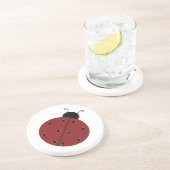 En Grès Dessous de verre de coccinelle (Côté)