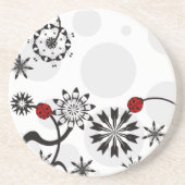 En Grès Dessous de verre de coccinelle (Devant)