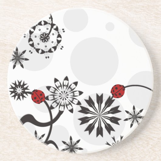 En Grès Dessous de verre de coccinelle (Devant)