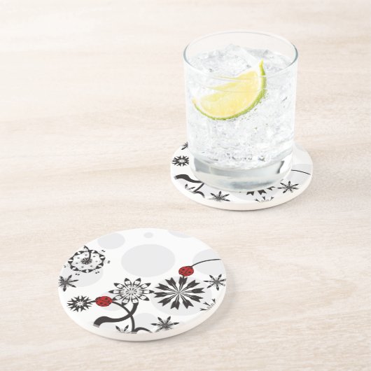 En Grès Dessous de verre de coccinelle (Côté)