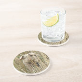 En Grès Dessous de verre de cochon mignons (Côté)