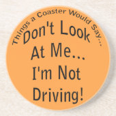 En Grès Dessous de verre de conduite non (Devant)