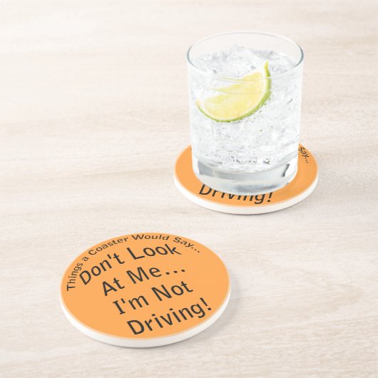 En Grès Dessous de verre de conduite non (Côté)