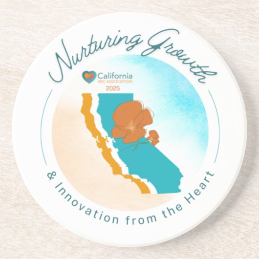 En Grès dessous de verre de conférence annuel 2025 de la C (Devant)