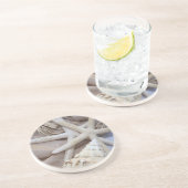 En Grès Dessous de verre de coquillage (Côté)