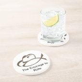 En Grès Dessous de verre de cowboy (Côté)