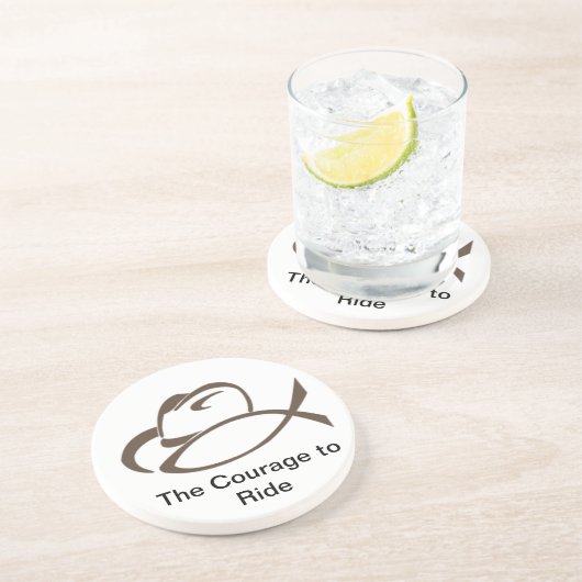 En Grès Dessous de verre de cowboy (Côté)