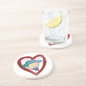 En Grès Dessous de verre de Cowboy (Côté)