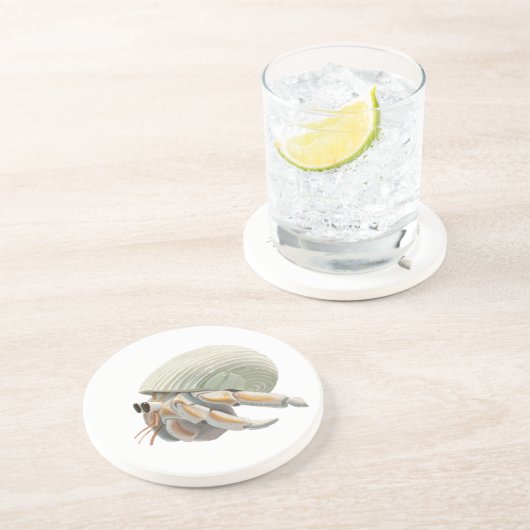 En Grès Dessous de verre de crabe hermite (Côté)