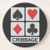 En Grès Dessous de verre de cribbage (Devant)