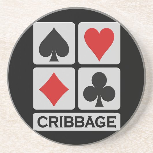 En Grès Dessous de verre de cribbage (Devant)